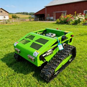 Robot <span class=keywords><strong>tondeuse</strong></span> à gazon automatique à chenilles de qualité industrielle et DIY, télécommande intelligente, largeur de coupe de 550 mm <span class=keywords><strong>pour</strong></span> l'agriculture et les jardins - Product Image 1