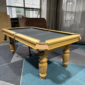 <span class=keywords><strong>Table</strong></span> de billard et de pool 2-en-1 de style vintage, <span class=keywords><strong>multi</strong></span>-tailles, en bois massif, pour <span class=keywords><strong>jeux</strong></span> sportifs d'intérieur à la maison ou en club - Product Image 3