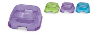 Wholesale Price Simple Animal Food <b>Small</b> Pet Feeder Doggy Cat Square Plastic Feeding <b>Bowls</b> - Product Image 3