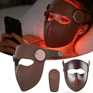 Masques de luminothérapie faciale personnalisés rechargeables 460 nm 630 nm 850 nm Lumière rouge Proche infrarouge Masque LED pour le visage - Product Image 1