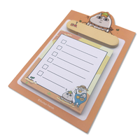 Blocs-notes promotionnels vintage pour liste de choses à faire, avec logo personnalisé imprimé, bloc-notes mignon, ensemble de notes autocollantes naturelles