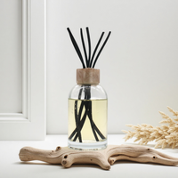 Bouteilles de diffuseur vides classiques en verre de 50 ml, 100 ml, 150 ml, 250 ml, bâtonnets de parfum, senteurs AromaHome personnalisées, vente flash