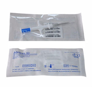 价格优惠批发射频识别动物识别注射器2.12 * 12毫米Em4305动物宠物微芯片应答器狗芯片 - Product Image 2