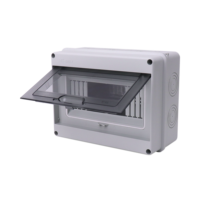 Boîte de distribution étanche IP65, boîte MCB en plastique pour extérieur, 1/2/3/4/8/12/18/24 voies, boîte de jonction électrique murale