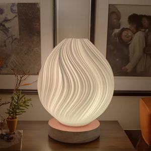 Lámpara de Mesa Pequeña de Madera Maciza Estilo Nórdico, 16 Colores, Control Remoto, Sensor Avanzado, Luz Nocturna LED, Decorativa Romántica para Dormitorio - Product Image 3