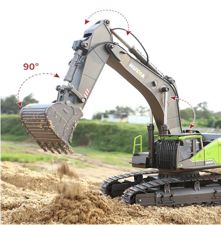 HUINA 1593　1/14　ラジコンジャンク Huina 1593 1:14 Alloy RC Excavator Remote Control Toy for Kids
