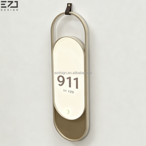 EZD Plaque de porte personnalisée DND, signalétique de guidage, numéros <span class=keywords><strong>d</strong></span>'appartement, plaques de porte ADA en braille, plaques de nom de maison, designs - Product Image 4