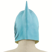 Masque de tyran maléfique résident, masque en latex effrayant de zombie d'halloween, capot en caoutchouc de requin maléfique résident de monstre, accessoire de fête d'halloween