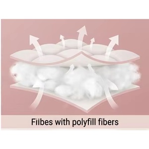 OEM Wholesale Soft Pink Bubble Comforter Set, <strong>Cute</strong> Kids 3D Puff <strong>Bedding</strong> with Customized Polka Dot Butterfly Pillow - Product Image 2