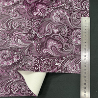 Catálogo personalizado de tela de piel sintética con estampado sintético para bolsos, equipaje, lazo para el pelo, materiales de diseño