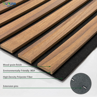 Panneaux acoustiques flexibles ultra-minces 3+5, panneaux acoustiques incurvés, panneaux acoustiques en bois pour la réduction du bruit, pour centre commercial, salle de conférence, hôtel