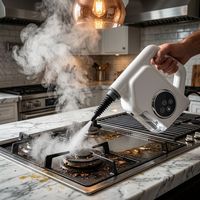 Nettoyeur vapeur portable à écran tactile intelligent, chauffage instantané, haute pression, pour le nettoyage domestique multi-usages