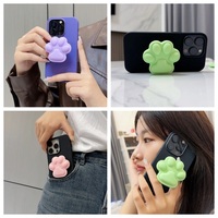 Support de téléphone portable universel pliable en silicone TPU flexible magnétique mains libres, support de bureau portable pour 16/15/14