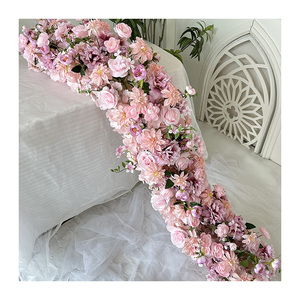 Centro DE MESA DE BODA CQ14, champán, rosa, arreglo de flores de boda, decoración de Navidad, Bola de flores, camino de mesa - Product Image 5