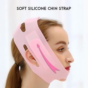 Bande adhésive anti-rides en gel <span class=keywords><strong>doux</strong></span> Ceinture amincissante Patch en forme de V <span class=keywords><strong>Masque</strong></span> lifting en silicone réutilisable pour réduire le double menton - Product Image 3