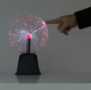 Lumière magique USB feux d'artifice activés foudre électrostatique éclairage de fantaisie boule décorative globe boule plasma statique