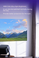 JMGO-Projecteur laser N3 Pro 4K pur à triple luminosité, vidéo avec cardan 2D, projecteur AI-HDR entièrement automatique, projecteur de cinéma domestique intelligent