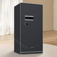 CEQSAFE Coffre-fort intelligent numérique avec empreinte digitale, accès par reconnaissance faciale, tout en acier, pour la maison et le bureau, antivol, WiFi, avec serrure à clé