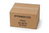 Freco F003 Waterfilter 3 eenheden/set 160L Levensduur filter Vermindert chloor smaak en geur Universeel compatibel