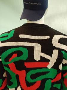 سترة محبوكة كلاسيكية بتصميم كابل للرجال والنساء، ملابس الشارع المخصصة بكميات صغيرة، تصنيع ملابس محبوكة للرجال - Product Image 2