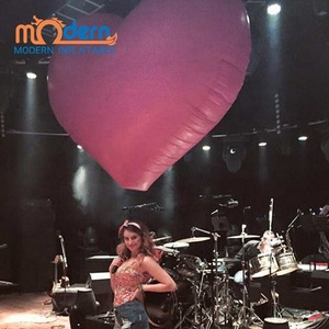 LED Inflable <span class=keywords><strong>Amor</strong></span> Corazón Decoración Gigante Rojo y Blanco Globo Corazones para Bodas - Product Image 5