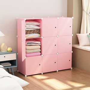 Model Garderobe <strong>Cheap</strong> Folding Detachable Cupboard Almirah <strong>Wardrobe</strong> - Product Image 2