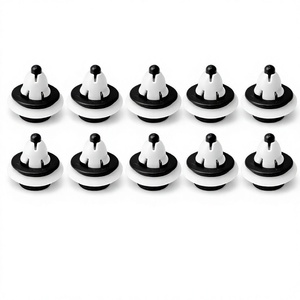 Clips de Plástico Blanco de Nylon POMPP para el Reposapiés Lateral del Coche Volvo, 30653441 30624192, para Reparación o Reemplazo - Product Image 1