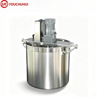 Marmite à grande capacité avec agitateur en acier inoxydable pour bouillon de os, soupes, restauration, équipement de cuisine professionnel, fournisseur