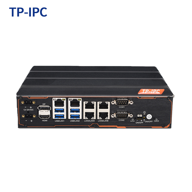 High Performance Wide Temp Industrial Mini Box PC with Optional DIO, Edge AI Computing Computer
