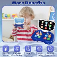 Jeu de danse portable à 4 modes pour enfants Fidget Toy Puzzle Fast Push 4 niveaux 999 Machine de jeu avec écran LED électronique lumineux