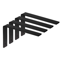 Supports d'étagère de type L Étagère murale fixation de revêtement en métal Pierre de marbre Support en L Support en acier inoxydable Angle en marbre Support en L