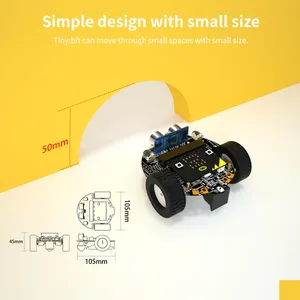 Nhà máy cung cấp ABS nhựa tinybit <span class=keywords><strong>Robot</strong></span> thông minh xe microbit tương thích giáo dục đồ chơi <span class=keywords><strong>robot</strong></span> xe - Product Image 3