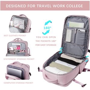 Flight Approved 17 Inch Large Capacity Travel <b>Backpack</b> <b>Women</b> Carry on Luggage <b>Backpack</b> for Business College - Product Image 5
