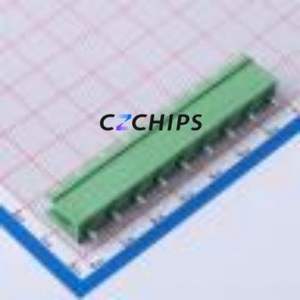 DB2EV-7.62-9P-GN Plug-in Terminal Block Through hole,P=7.62mm Connector Board-to-Board / Socket - Open 1x9P 7.62mm Green - Product Image 2