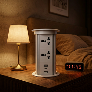 Enchufe de Piso Inteligente con Elevación Eléctrica y Función de Carga <span class=keywords><strong>USB</strong></span> GB-002 - Product Image 2