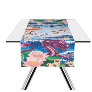 Runner da Tavola Excelsa in Cotone Fuji 45x140 Cm Multicolore - Product Image 2