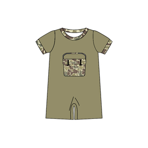 Mameluco de Bebé Niña con Bordado RTS, Diseño de Caja de Pesca, 95% Algodón, 5% Elastano, Tela de Estambre, Cierre Oculto, Casual, Recién Nacido - Product Image 4