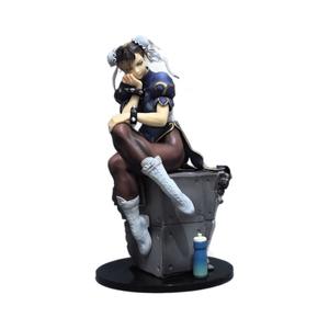 Hermosa Estatua de Frozen en Pose de Kung Fu Sentada con Cheongsam, Modelo de PVC Ecológico a Escala 1:<span class=keywords><strong>9</strong></span>, Juguete Decorativo Nuevo - Product Image 1