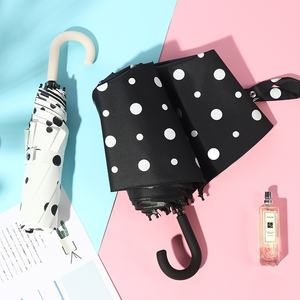 Parapluie à crochet incurvé transparent à double usage <span class=keywords><strong>de</strong></span> style japonais <span class=keywords><strong>Petit</strong></span> <span class=keywords><strong>parasol</strong></span> en vinyle avec logo imprimé <span class=keywords><strong>de</strong></span> style preppy mignon pour les jours ensoleillés et pluvieux - Product Image 1