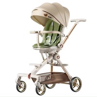 Poussette bébé SHUANGXING SX-H9, cadre en alliage d'aluminium à double barre, repose-pieds caché, pliable, 0-3 ans, plusieurs couleurs