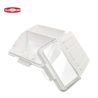 Conteneur de stockage pour cuisine commerciale Goodman, bac de stockage alimentaire rectangulaire en plastique moulé par injection, pour riz et farine, capacité 10-20L