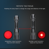 Lampe Torche LED IR 850nm RichFire Dimmer Rechargeable pour Chasse Nocturne, Service Dropshipping Disponible