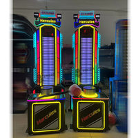 King of Hammer pour testeur de force, machine de jeu d'arcade de frappe au marteau en bois, jeu de rédemption de tickets pour centres de jeux