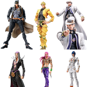 Figuras de Acción HESPER de 22 Estilos de Anime <span class=keywords><strong>Jojo</strong></span> Adventure: Kujo Jotaro, Dio Brando, Diavolo, Bruno Bucciarati, Leone Abbacchio, Jolyne Cujoh - Product Image 1