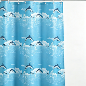 <span class=keywords><strong>Rideau</strong></span> <span class=keywords><strong>de</strong></span> <span class=keywords><strong>douche</strong></span> en PEVA imprimé sur mesure, écologique, imperméable, motif dauphin sautant, résistant à la moisissure, <span class=keywords><strong>rideau</strong></span> <span class=keywords><strong>de</strong></span> salle <span class=keywords><strong>de</strong></span> bain - Product Image 4