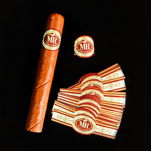 Etiqueta Adhesiva de Vinilo con Logotipo Personalizado, Estampado en Relieve con Lámina Dorada de Lujo para Cigarros y Vino, Impresión en Caliente - Product Image 1