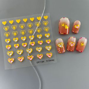 Dibujos animados Día <span class=keywords><strong>de</strong></span> San Valentín Nail Art Stickers Heart of Peach Nail Tridimensional Rhinestone Jewelry Nail Decals DIY Decoración - Product Image 3