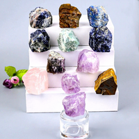 Bouchon de flacon de parfum en pierre naturelle brute, cristal, marbre, verre, ovale, gravé et poli, personnalisé