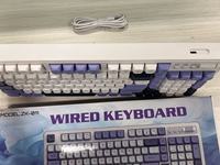 Clavier de bureau filaire à membrane 98 touches, couleurs assorties, en stock, pour ordinateur de bureau et portable, avec sonorité réglable