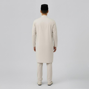 Pemborong Factory Price Baju Melayu Teluk Belanga German Ironless Casual Autumn Breathable Royal Quality S-5XL Raya 2025 Ready - Product Image 3